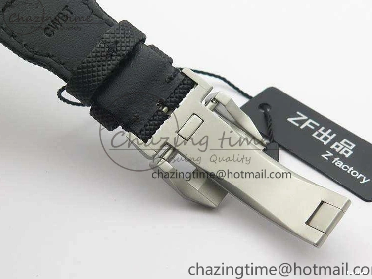 MIROTIME 0104 Supportive Big Pilot Real PR IW502003 Real Ceramic ZF 1:1 Best Edition On Black Calfskin Strap A51111 V 7238